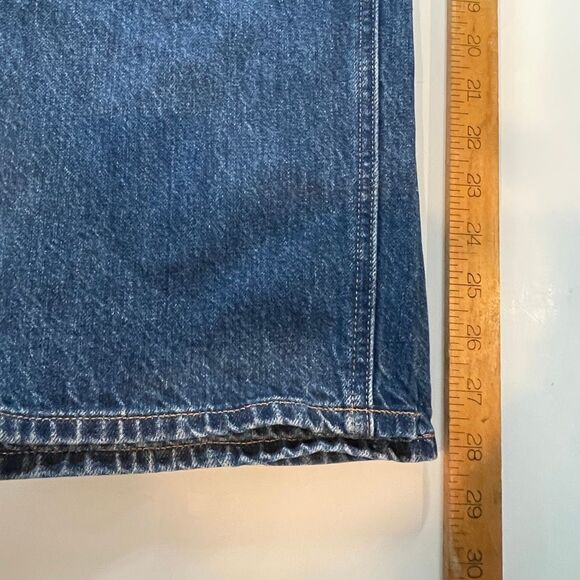 Denim Forum Blue High Rise The Joni High Rise Loose 29L Jeans Size 32 - Picture 9 of 13